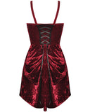 Dark In Love Incarnadine Mini Velvet Slip Dress