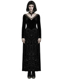 Punk Rave Marceline Womens Long Gothic Evening Dress