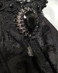 Devil Fashion Artemus Jabot Cravat - Black