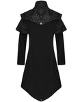 Devil Fashion Demidicus Mens Long Gothic Coat - Black