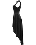 Punk Rave Sable Seduction Gothic Evening Dress - Black