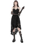 Dark In Love Gorgeous Gothic Lace Dovetail Prom Dress