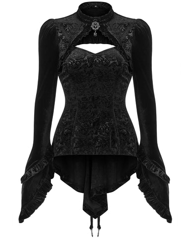 Dark In Love Womens Gothic Vampire Princess Cami Corset Top - Red Jacq –  Violent Delights