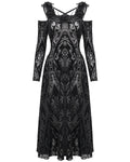 Devil Fashion Womens Gothic Baroque Devore Dress