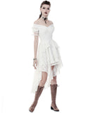 Dark In Love Celestine Gothic Wedding Dress - White