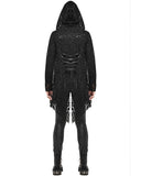 Devil Fashion Darkness Awaits Mens Hooded Gothic Cloak Cardigan