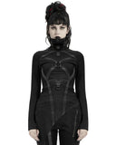 Punk Rave Utopica Womens Gothic Top