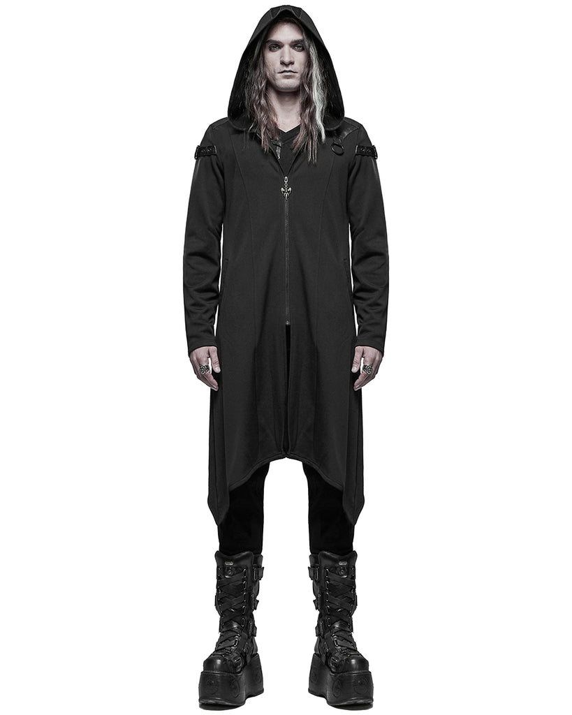 Long hooded 2024 jacket mens