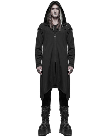 Punk Rave Utopica Mens Apocalyptic Gothic Hooded Jacket