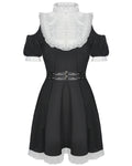Dark In Love Lost Harlequin Gothic Lolita Dress - Black & White