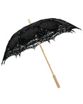 Punk Rave Gothic Lolita Embroidered Lace Parasol