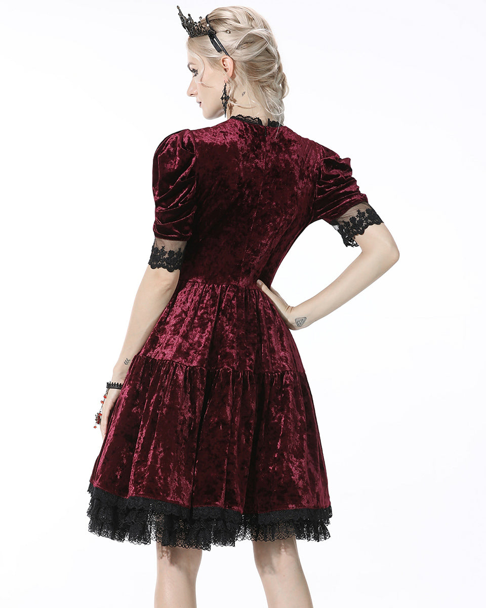 Dark In Love Scarlet Rapture Gothic Evening Dress – Violent Delights