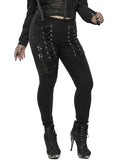 Punk Rave Plus Size Womens Gothic Lacing Leggings