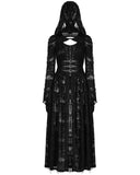 Punk Rave Womens Apocalyptic Gothic Witch Shredded 2-Hooded Piece Cloak Jacket