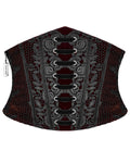 Punk Rave Lenore Gothic Cincher Corset - Red Velvet