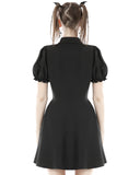 Dark In Love Cross My Heart Gothic Button Up Dress