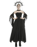 Dark In Love Carnarosa Beaded Tulle Gothic Wedding Dress