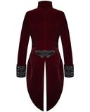 Devil Fashion Tresillian Womens Gothic Tailcoat - Red & Black