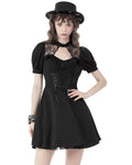 Dark In Love Gothic Lolita Lace Contrast Dress