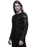 Punk Rave Kill Caustic Mens Apocalyptic Gothic Top