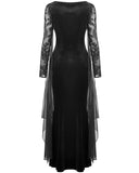 Dark In Love Elvetia Gothic Velvet & Lace Witch Dress