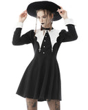Dark In Love Hellebore Gothic Mini Dress