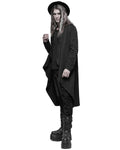 Punk Rave Agent Of Chaos Mens Apocalyptic Gothic Cloak Jacket