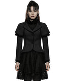 Punk Rave Womens Gothic Lolita Shoulder Cape Jacket - Black