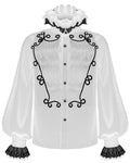 Devil Fashion Verendus Mens Gothic Shirt - White
