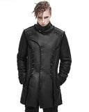 Devil Fashion Cyberspill Mens Shearling Dieselpunk Coat