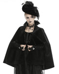 Dark In Love Adelina Gothic Velvet Cloak Cape