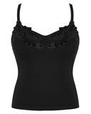 Punk Rave Womens Gothic Applique Cami Top