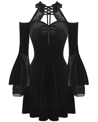 Dark In Love Alchemilia Gothic Velvet Dress