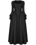 Punk Rave Womens Gothic Thorned Rose Gown Dress