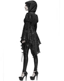 Devil Fashion Hollow Devotion Womens Gothic Hooded Jacket