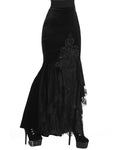 Dark In Love Druscilla Velvet Skirt