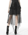 Dark In Love Malediction Gothic Skirt