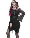 Devil Fashion Dust & Bones Dark Punk Asymmetric Dress