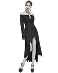 Devil Fashion Astrallia Womens Off-Shoulder Gothic Witch Dress