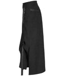 Punk Rave Daily Life Womens Utilitarian CyberPunk Maxi Skirt