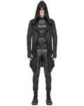 Devil Fashion Techtronic Circuitry Lapse Mens Hooded Cloak Cardigan