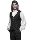 Punk Rave Invictus Mens Regency Gothic Waistcoat Vest