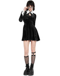 Punk Rave Incantine Gothic Lolita Witch Dress - Black Velvet