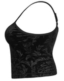 Punk Rave Plus Size Womens Baroque Gothic Bird Skull Cami Top