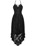 Dark In Love Gorgeous Gothic Lace Dovetail Prom Dress