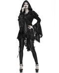 Devil Fashion Hollow Devotion Womens Gothic Hooded Jacket