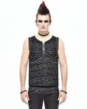 Devil Fashion Dead Channels Mens Chained Apocalyptic Punk Tank Top