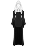 Punk Rave Saints Of The Underworld 2 Piece Gothic Hooded Dress