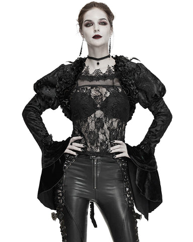 Devil Fashion Cyclamena Womens Gothic Bolero Shrug
