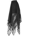 Punk Rave Bewitched Womens Gothic Witch Handerkchief Skirt